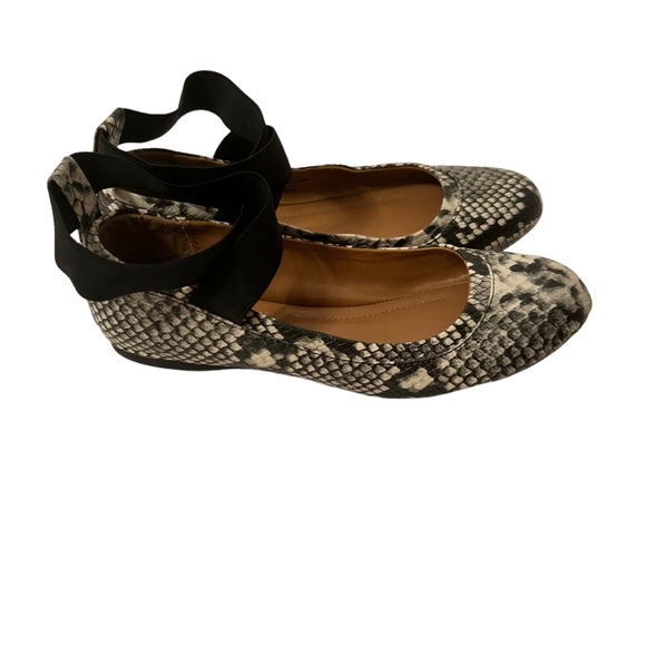 Style and Co Snakeskin Flat Shoes Size 6M NWOT - Picture 5 of 6